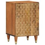 VIDAXL Armoire de salle de bain 38x33x58 cm bois massif de manguier