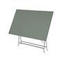Voir la diapositive 3 : SWEEEK Table de jardin bistrot pliable - Emilia rectangle - Table rectangle 110x70cm en acier thermolaqué