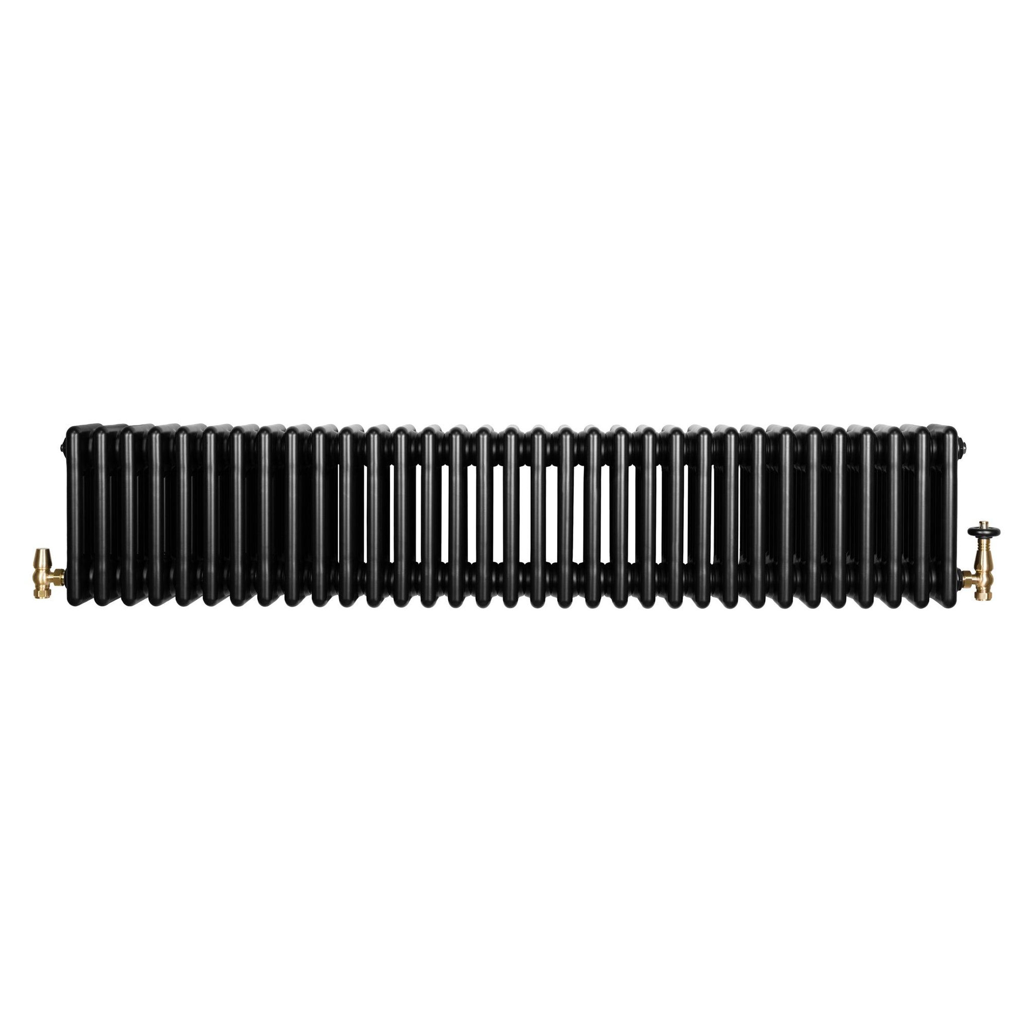 Voir la diapositive 2 : MONSTERSHOP Radiateur traditionnel à 4 colonnes & vannes - 300 x 1505 mm