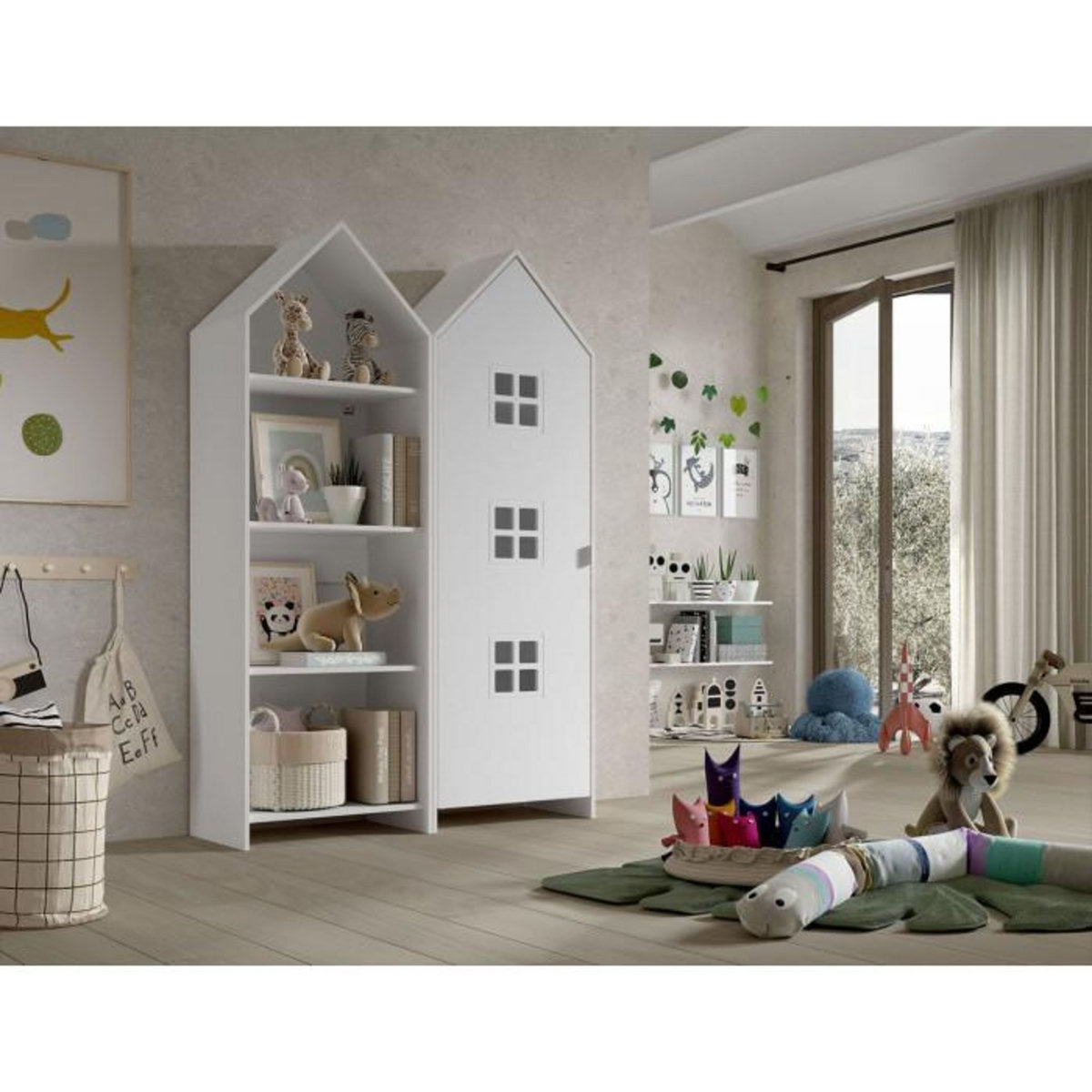 Vipack Combinaison D'armoires 2 Parties Casami Bruges blanc