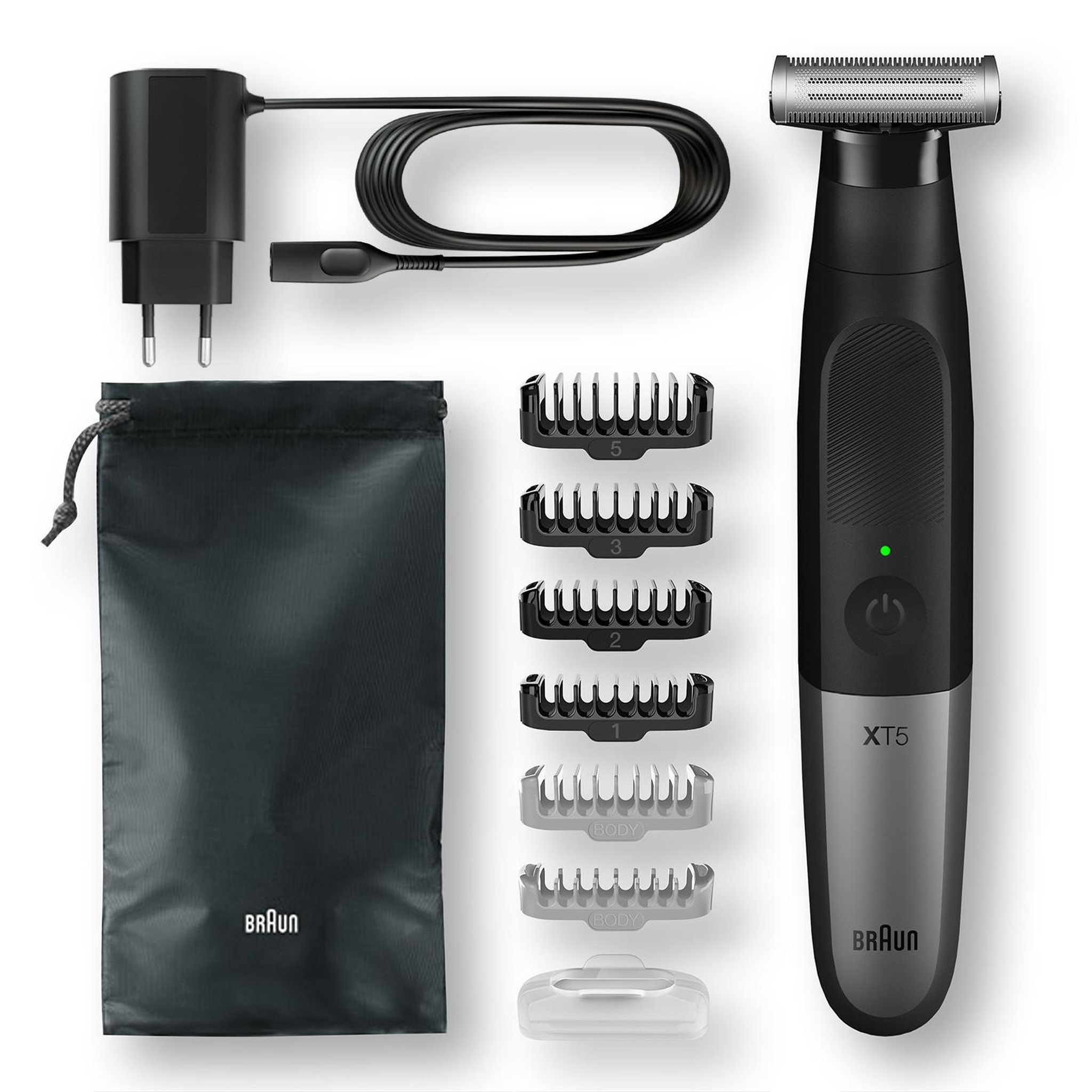 Voir la diapositive 3 : BRAUN Braun series x xt5200 rasoir à grille tondeuse noir, métallique
