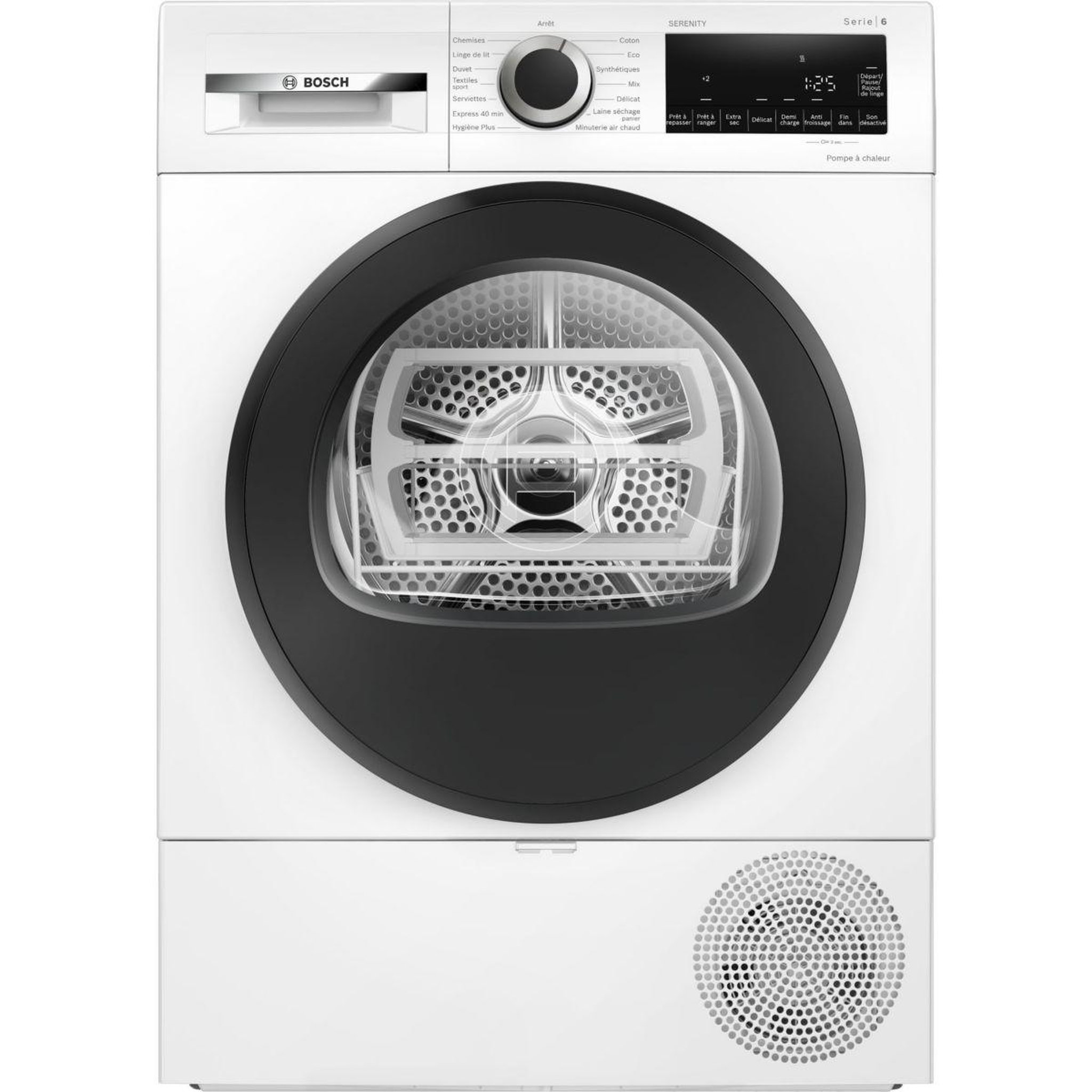 BOSCH Sèche linge pompe à chaleur wqg133dbfr
