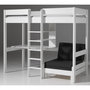 Voir la diapositive 5 : Paris Prix Lit Mezzanine Avec Fauteuil  Pino  90x200cm Blanc