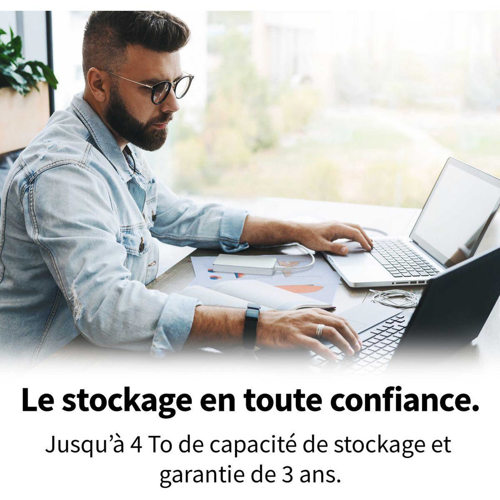 Voir la diapositive 5 : Toshiba Disque dur externe 2To Canvio Flex Silver USBC A