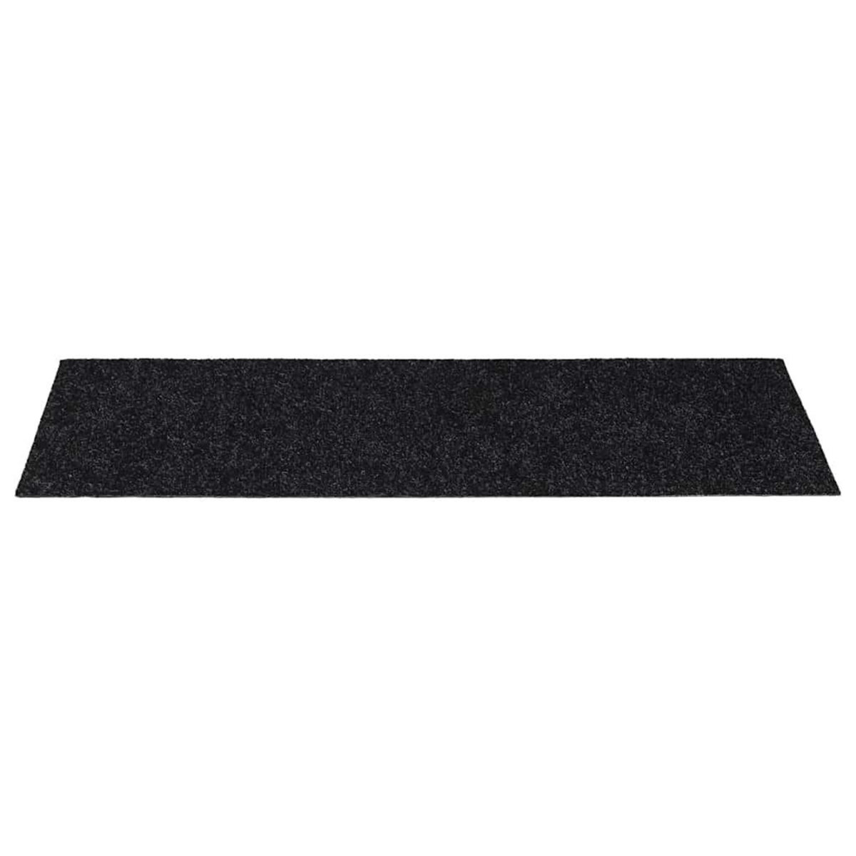 VIDAXL Tapis d'escalier auto-adhesifs 30 pcs noir 60x25 cm