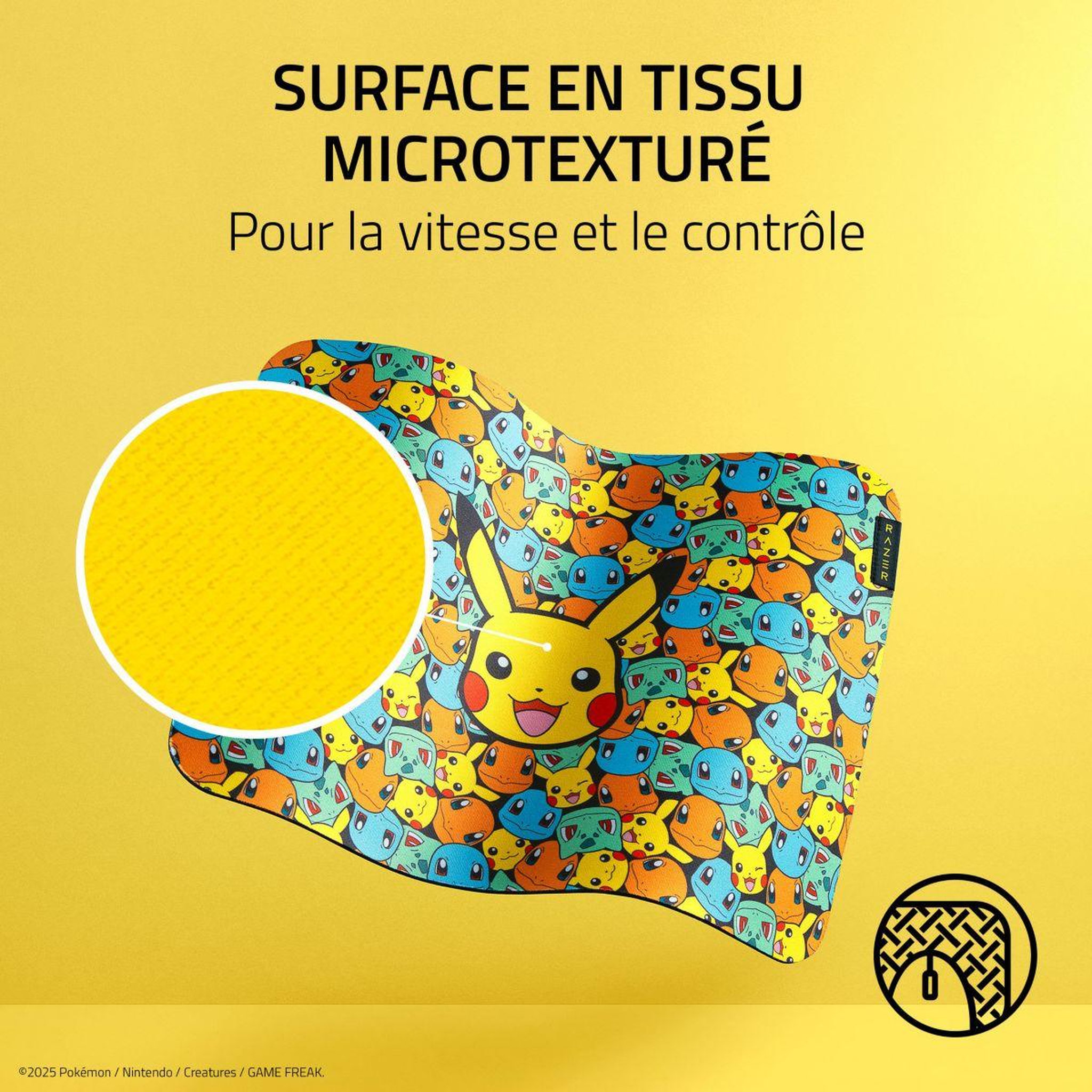 Voir la diapositive 5 : Razer Tapis de souris gigantus v2 medium pokémon kanto starter