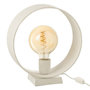Voir la diapositive 1 : Paris Prix Lampe à Poser Design  Cercle  32cm Blanc