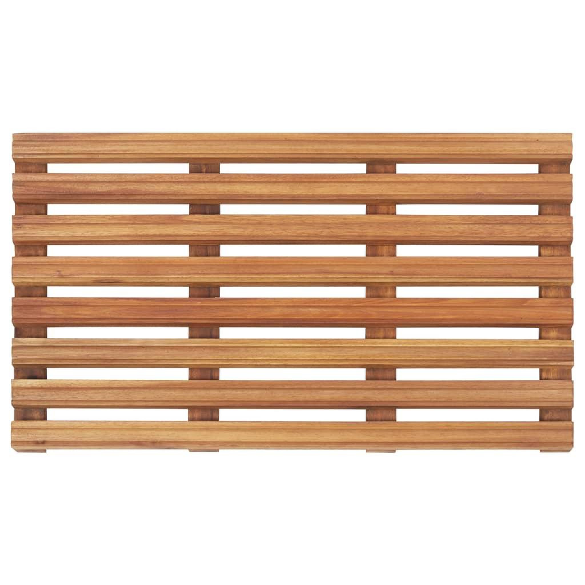 Voir la diapositive 4 : VIDAXL Tapis de salle de bain 2 pcs bois d'acacia massif 56x37 cm