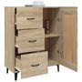 Voir la diapositive 5 : VIDAXL Buffet Chene sonoma 69,5x34x90 cm Bois d'ingenierie