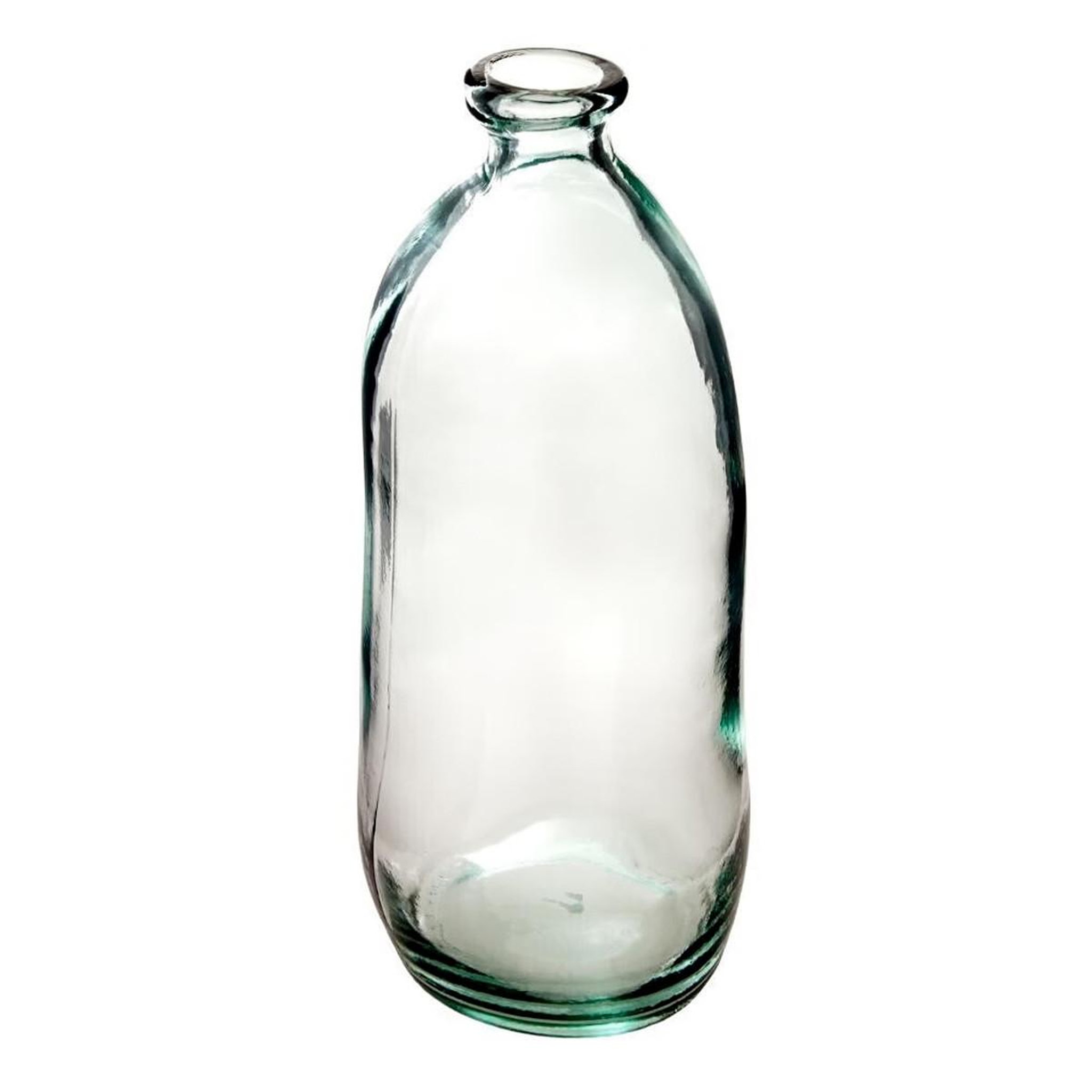 ATMOSPHERA Vase vintage en verre  bouteille  51cm transparent