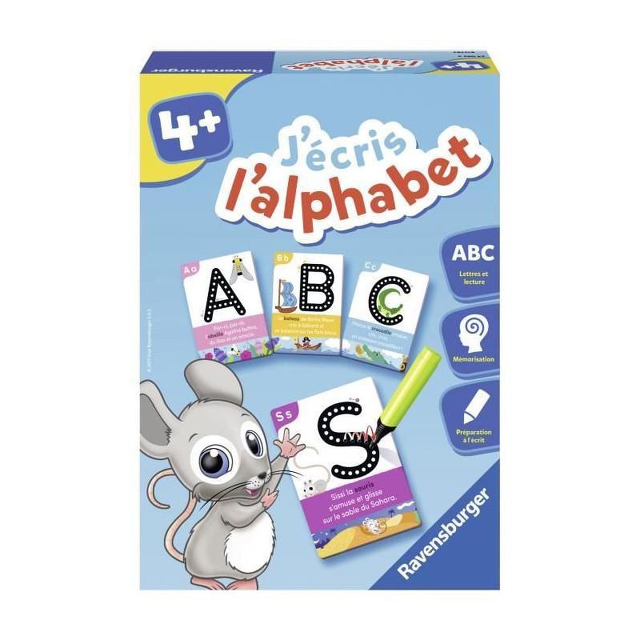 Voir la diapositive 3 : RAVENSBURGER J ecris l alphabet Jeu educatif