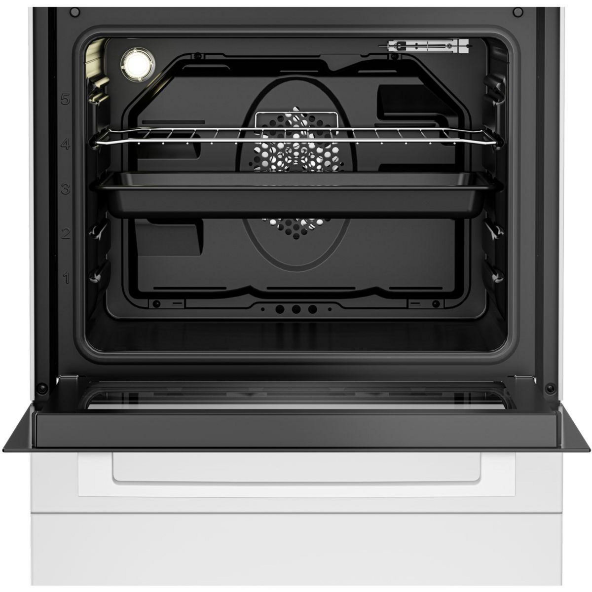 Beko Cuisinière induction FSE68112MWC 60cm