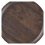 Voir la diapositive 6 : Rendez vous déco Table d'appoint ronde en bois de manguier foncé D40 cm - Palak