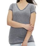 Only T shirt  Femme Only Wrongly. Coloris disponibles : Gris