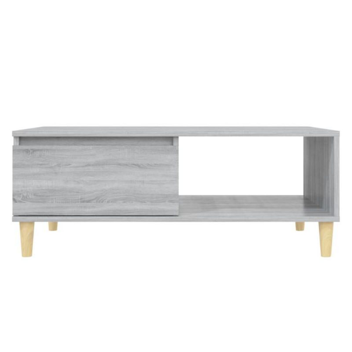 VIDAXL Table basse sonoma gris 90x60x35 cm bois d ingénierie