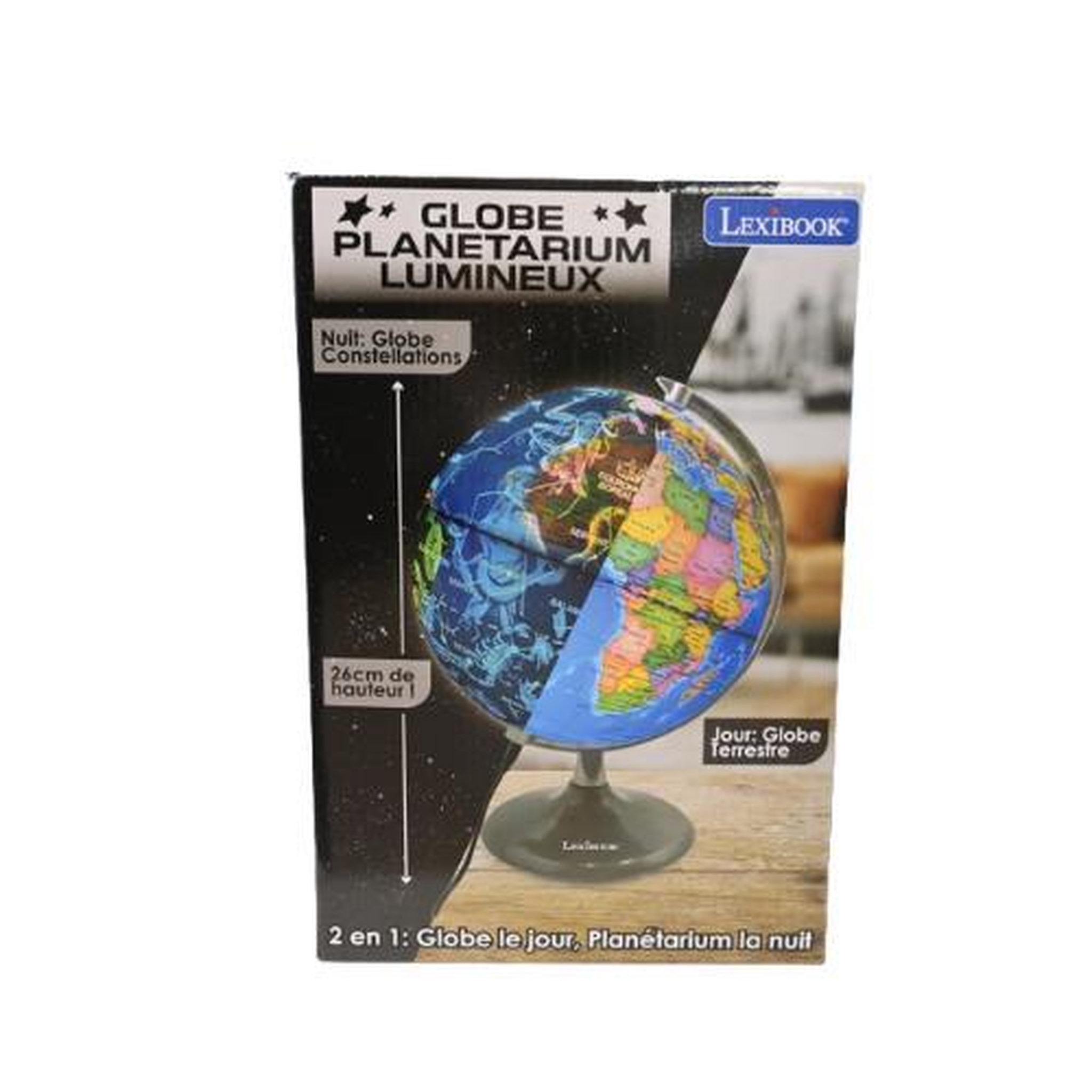 Voir la diapositive 6 : Lexibook Globe jour et nuit lumineux (français)