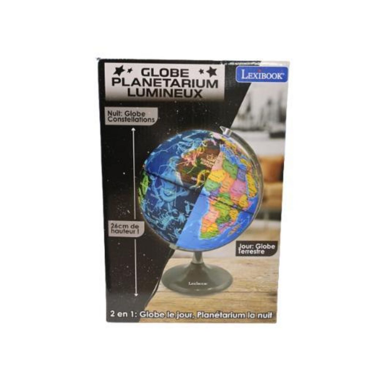 Lexibook Globe jour et nuit lumineux (français)