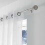 Voir la diapositive 2 : Paris Prix Kit Tringle Déco Extensible  Globa  120-210cm Chromé