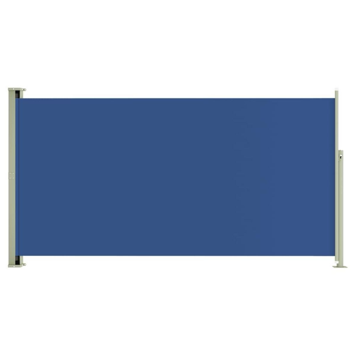 VIDAXL Auvent lateral retractable de patio 160x300 cm Bleu