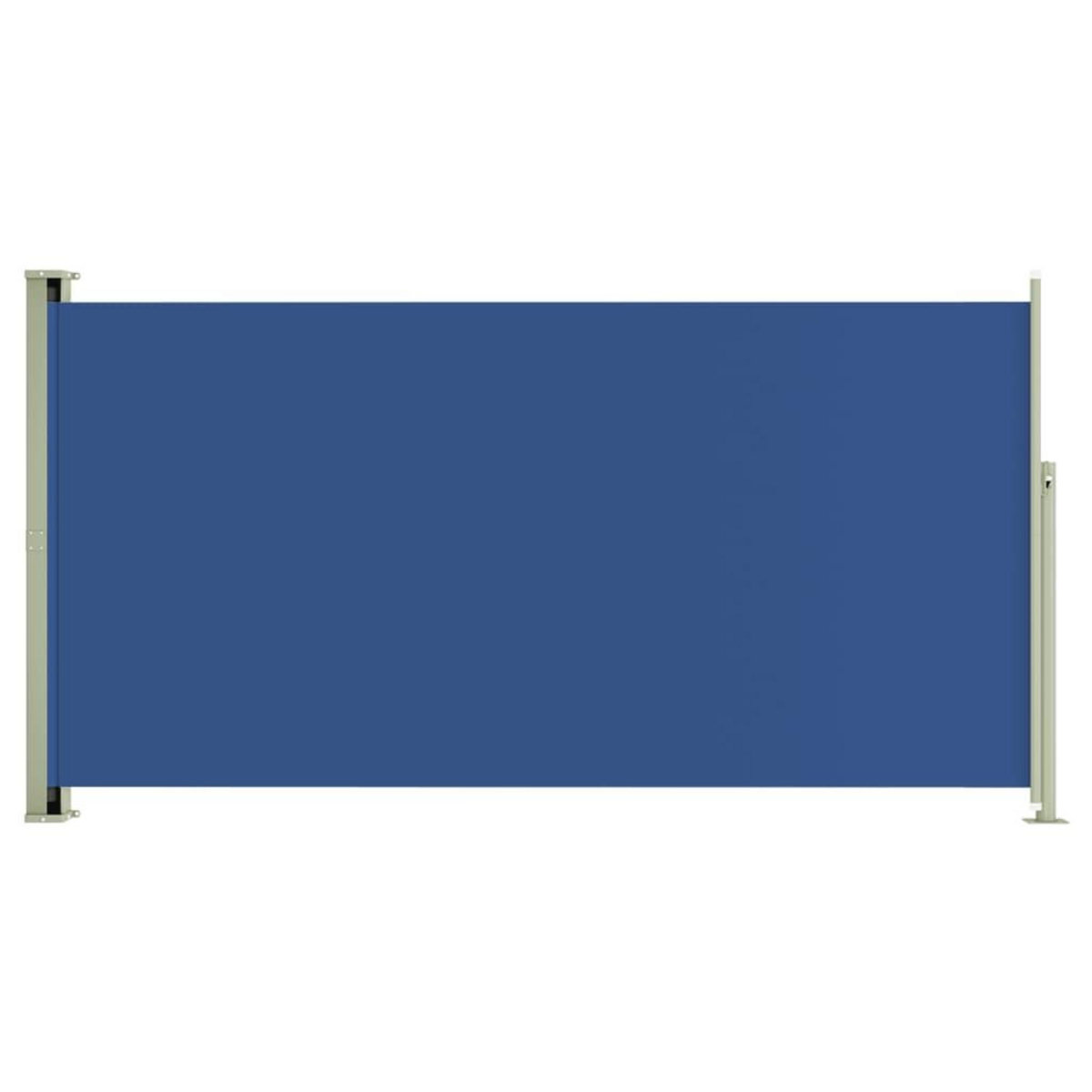VIDAXL Auvent lateral retractable de patio 160x300 cm Bleu