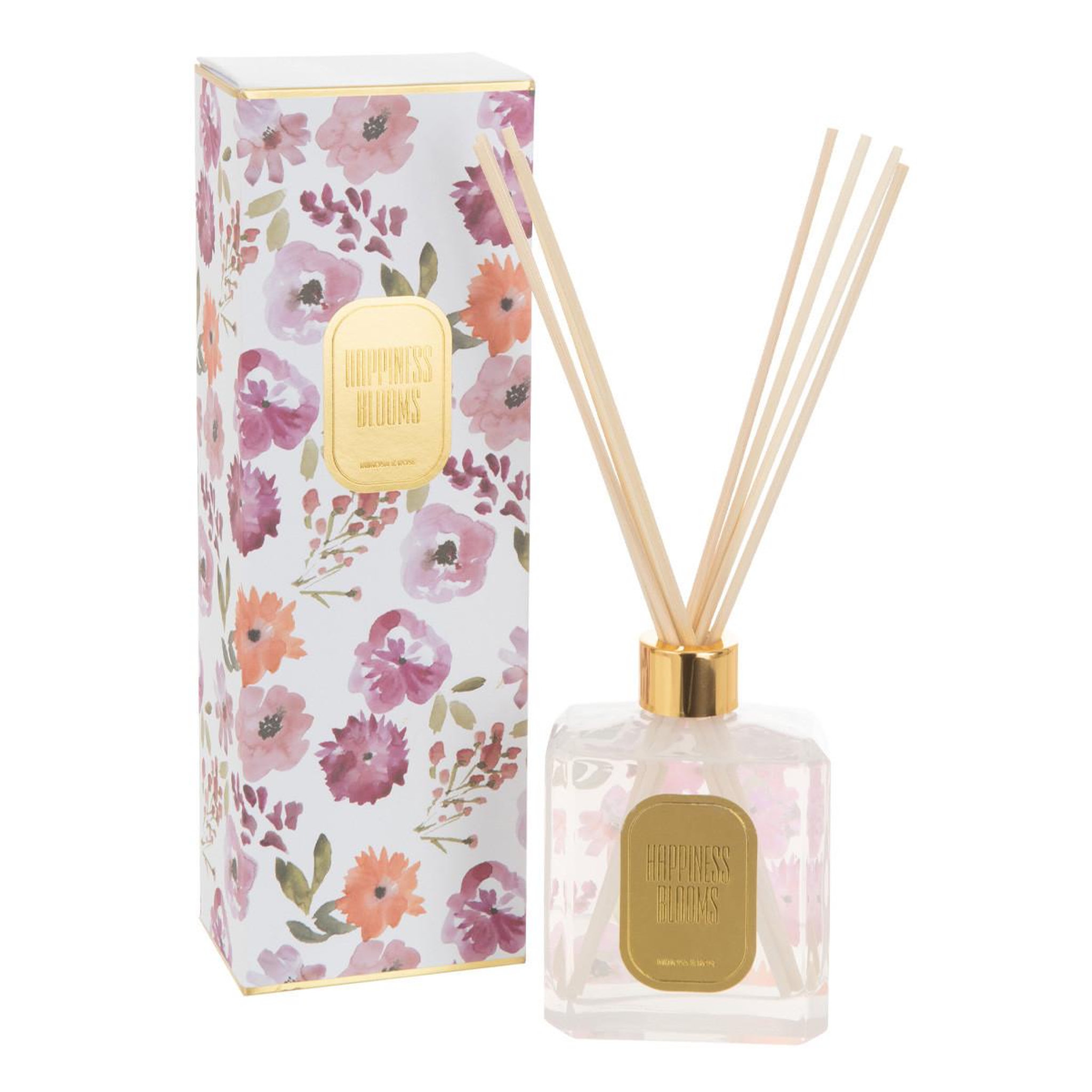 J-LINE Diffuseur de parfum  happiness blooms  180ml mimosa & rose