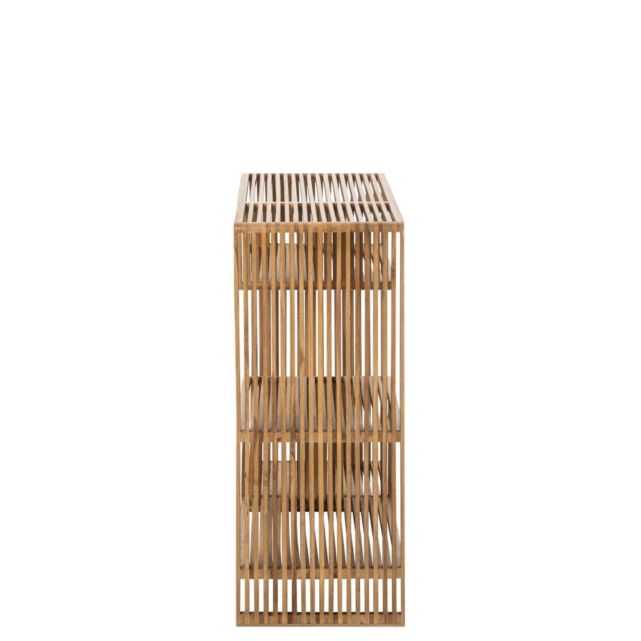 Voir la diapositive 3 : Paris Prix Étagère Design en Bois  Lars  85cm Naturel