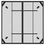 Voir la diapositive 4 : VIDAXL Table de jardin anthracite 100x100x72 cm Treillis d'acier