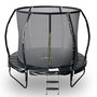Voir la diapositive 6 : JUMP4FUN Trampoline 8Ft ø244cm noire - tuyeau arrosage et bâche de protection