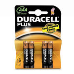 Duracell Lot de 4 piles type lr03 1.5 volts - 10606