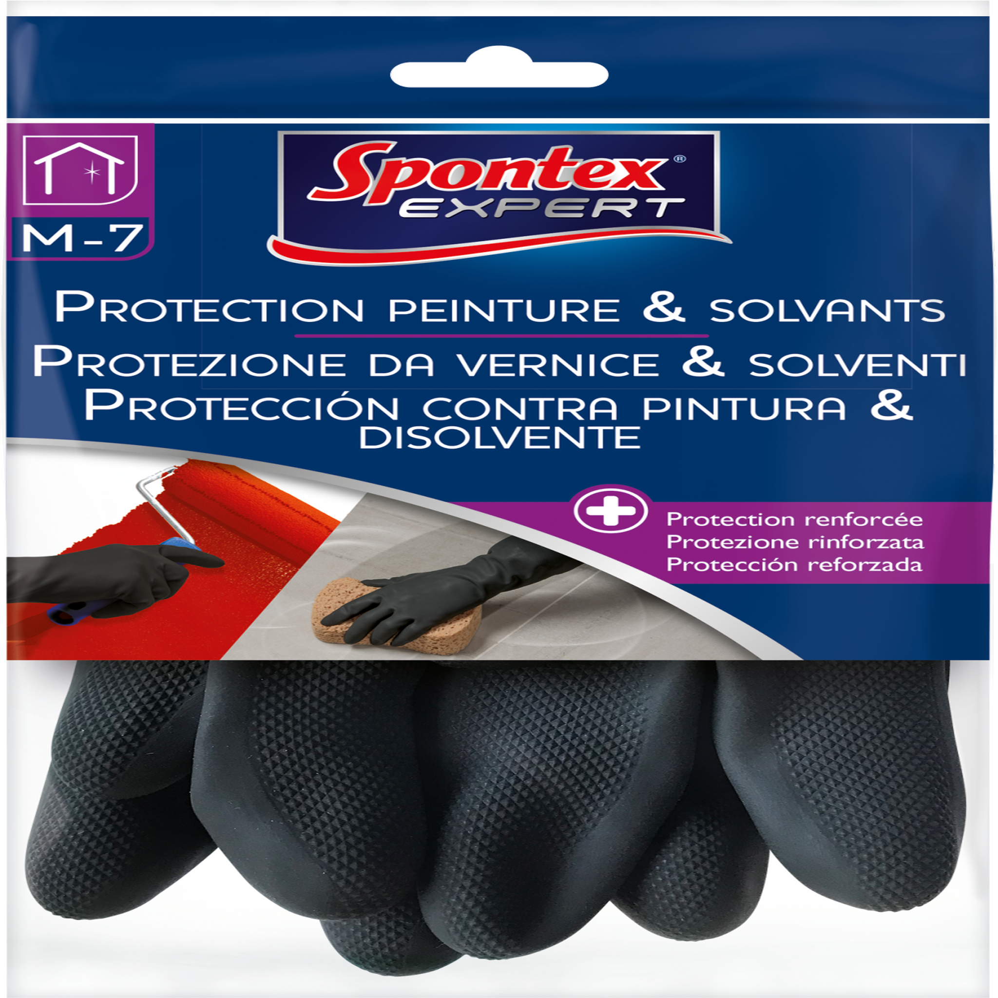 CENTRALE BRICO Gant peinture et vernis SPONTEX EXPERT, taille L