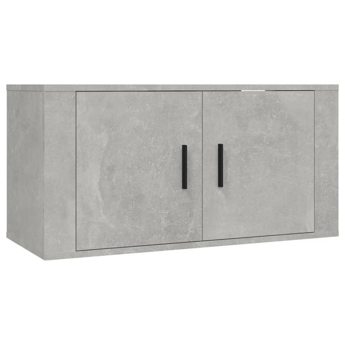 VIDAXL Ensemble de meubles TV 3 pcs Gris beton Bois d'ingenierie