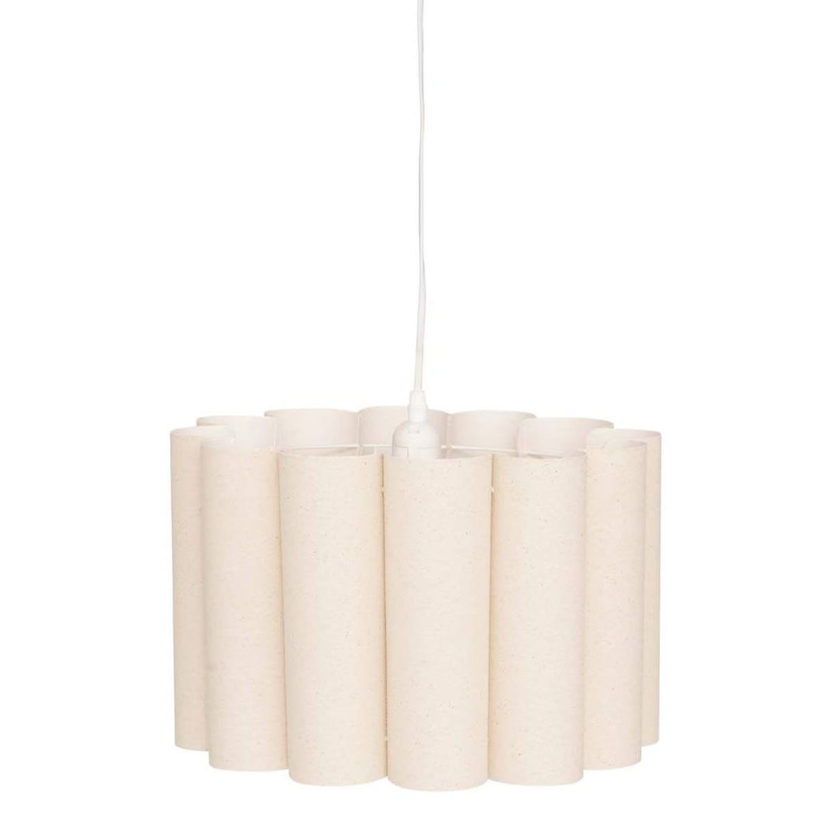 ATMOSPHERA Lampe Suspension en Tissu  Rona  37cm Beige