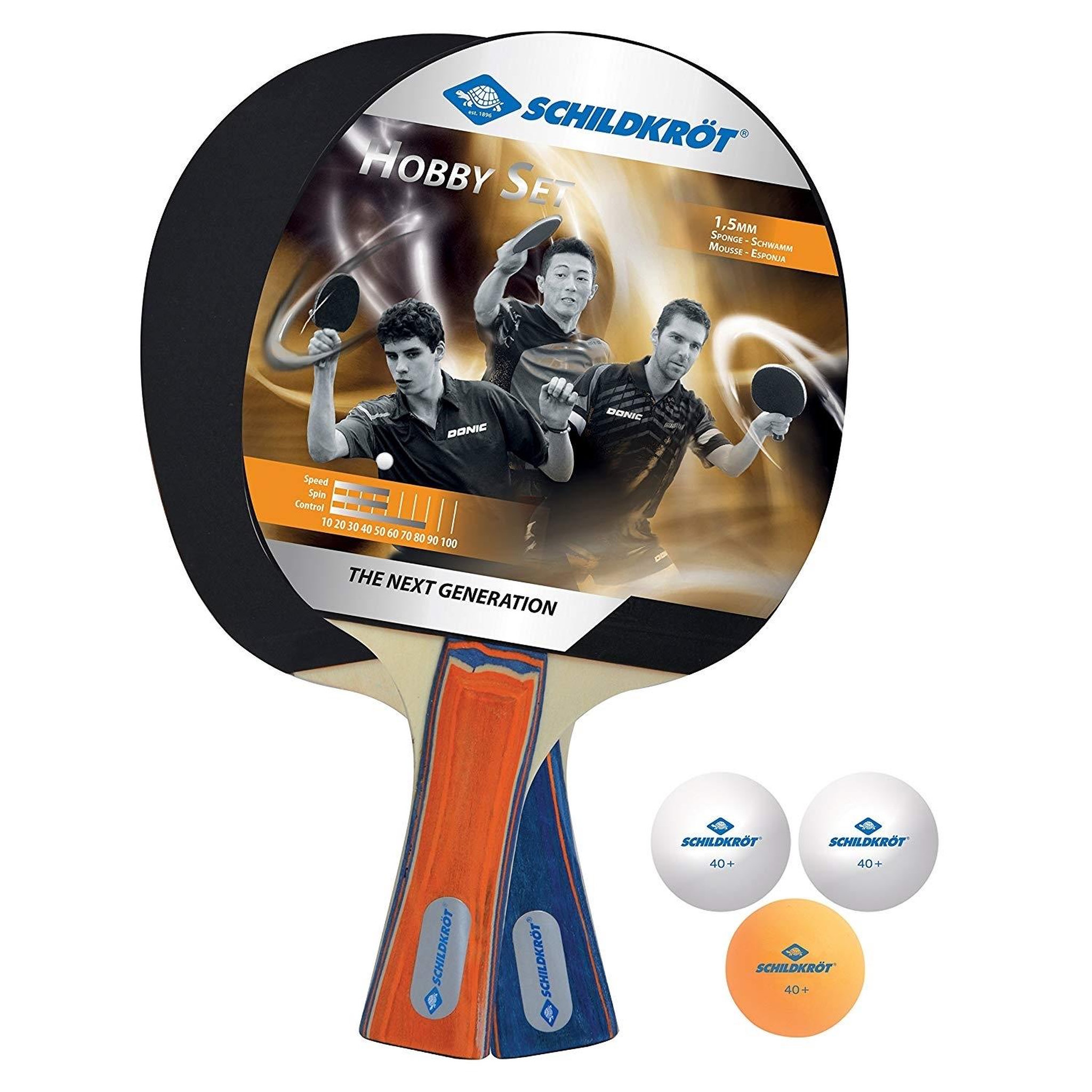 SCHILDKRÖT FUN SPORT Set de tennis de table Hobby pour 2 joueurs
