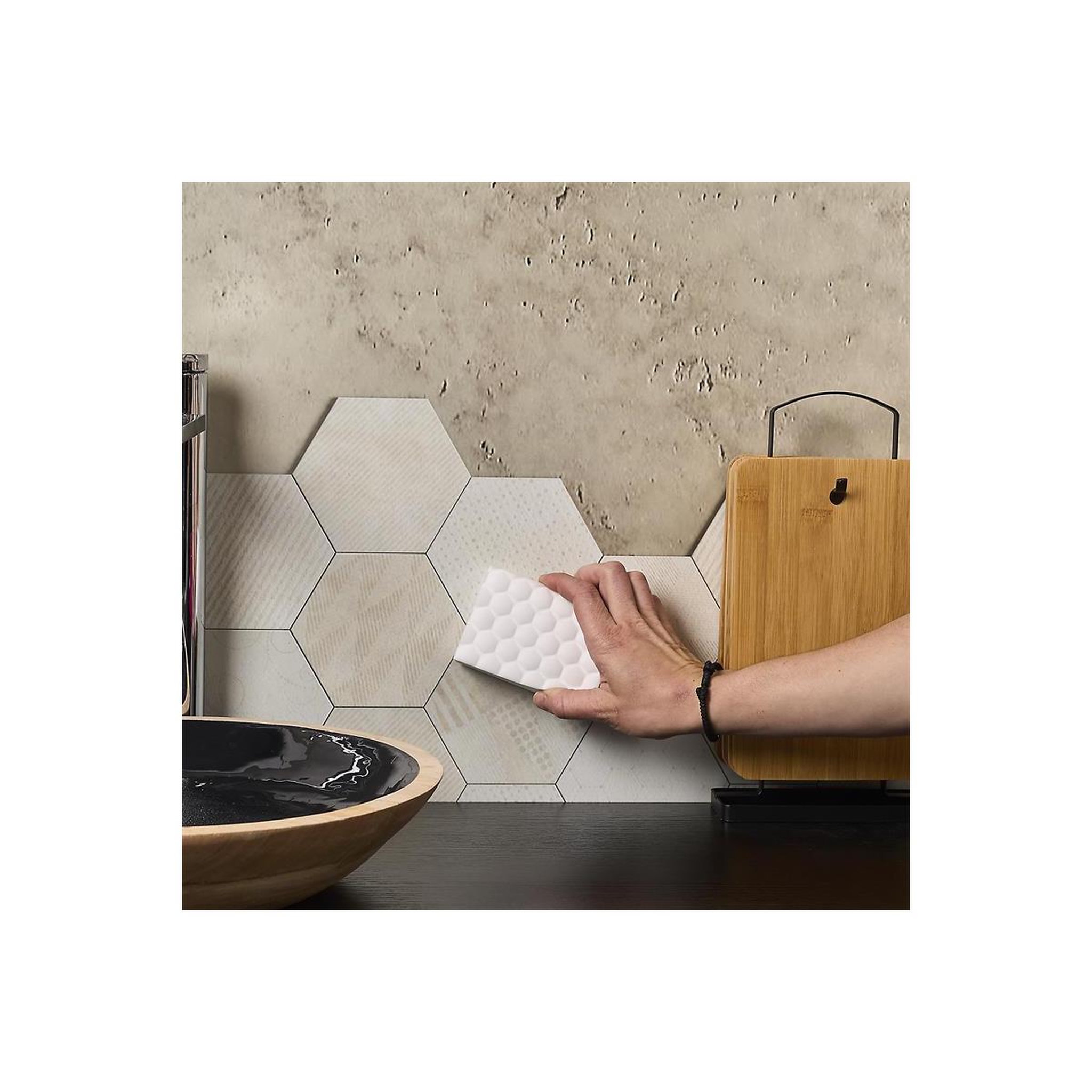 Voir la diapositive 4 : Je cherche une idee Lot de 2 éponges magiques  multi-usage  10cm blanc & rose