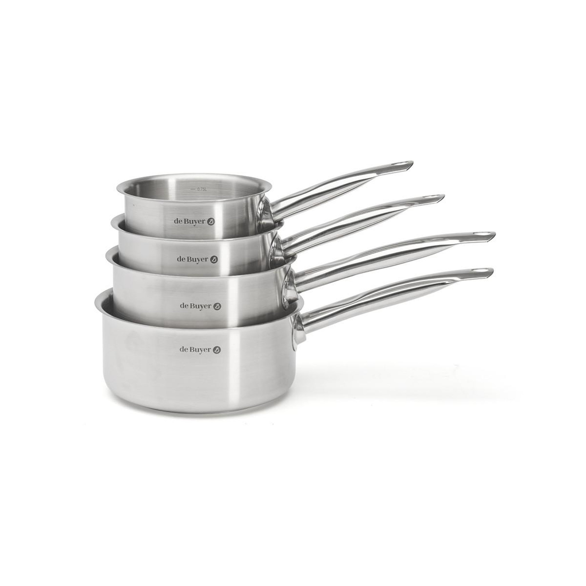 Voir la diapositive 2 : De buyer Série de 4 casseroles 14/16/18/20cm - 3501.04