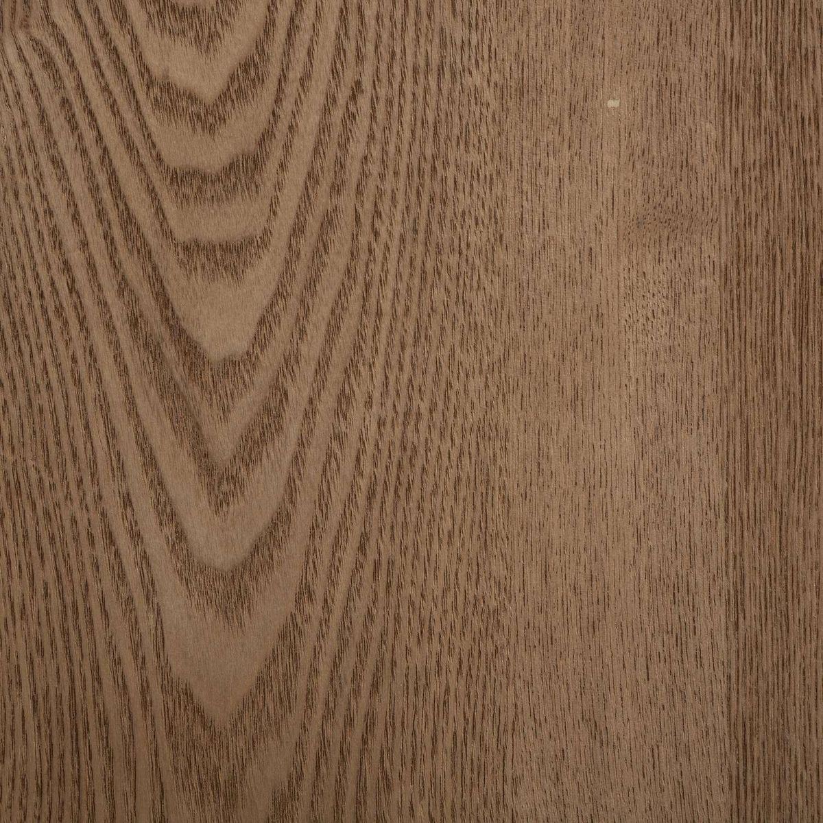 ATMOSPHERA Buffet avec porte coulissante en verre DANIK - Marron et noir