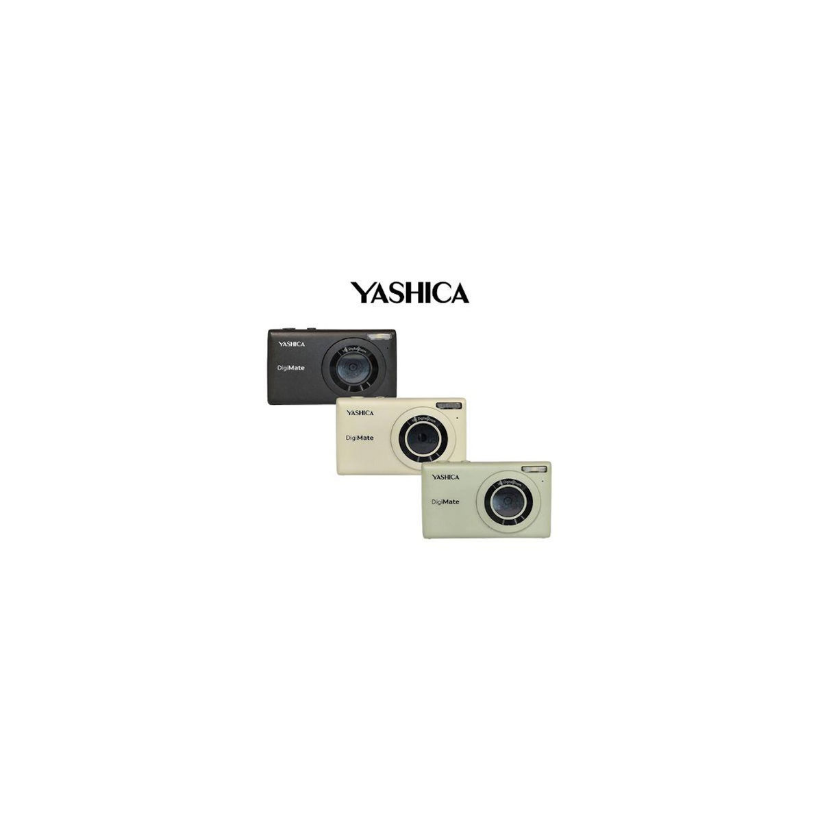YASHICA Appareil photo Compact DigiMate 100 White