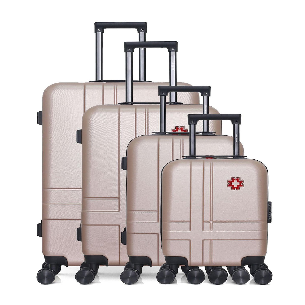 SWISS KOPPER SWISS KOPPER - Set de 4 Valises USTER-M 75 cm 4 Roues