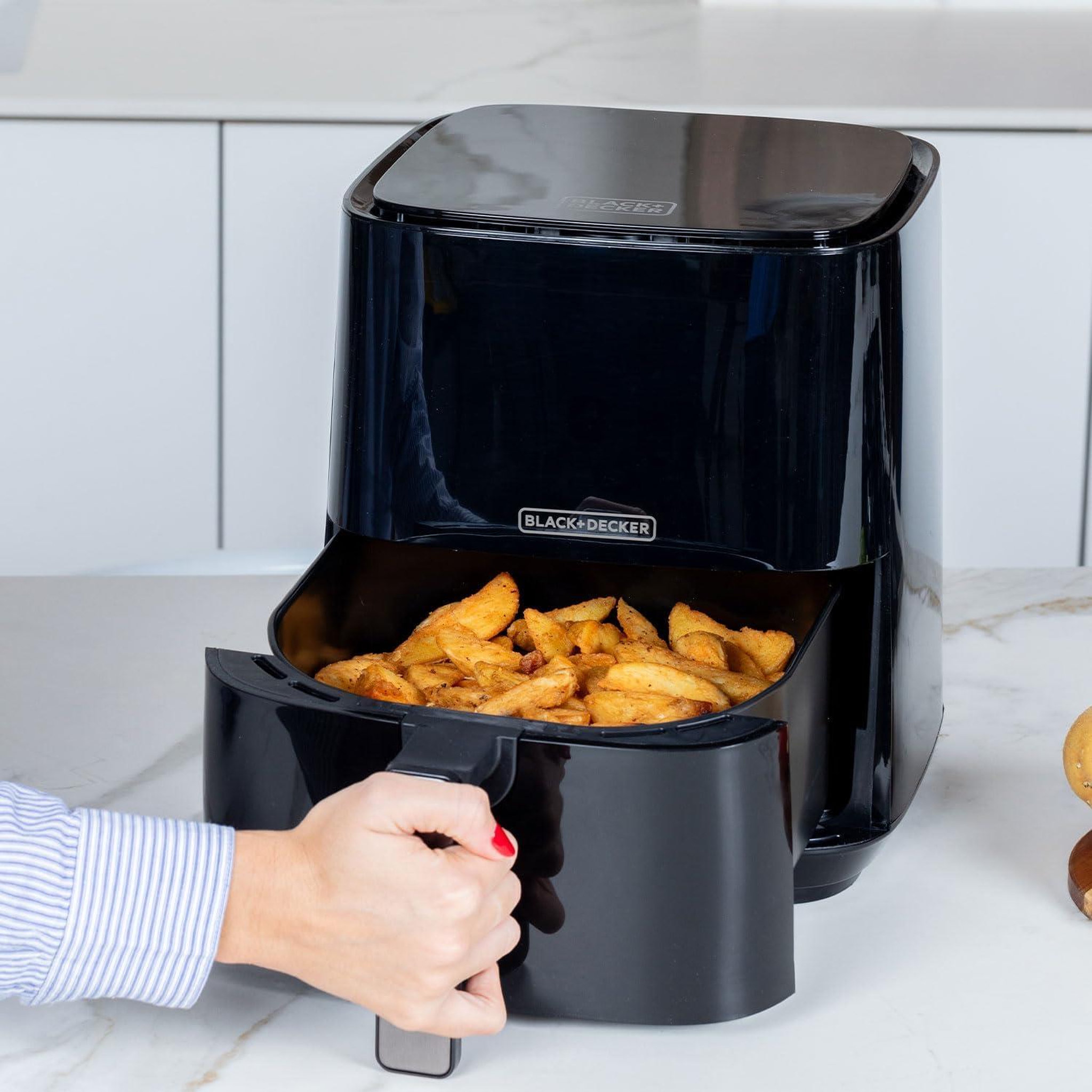Voir la diapositive 3 : Black et Decker Friteuse sans huile 5l 1300w noir - BXAF5000E
