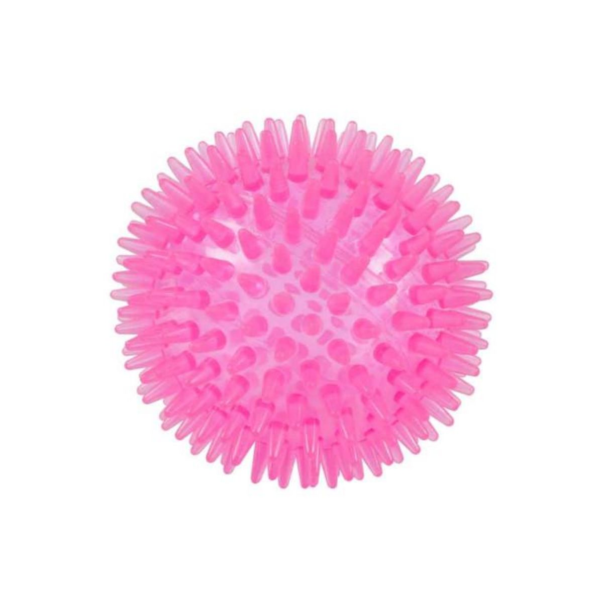 Paris Prix Lot de 2 Jouets pour Chien  Balle & Os  13cm Rose