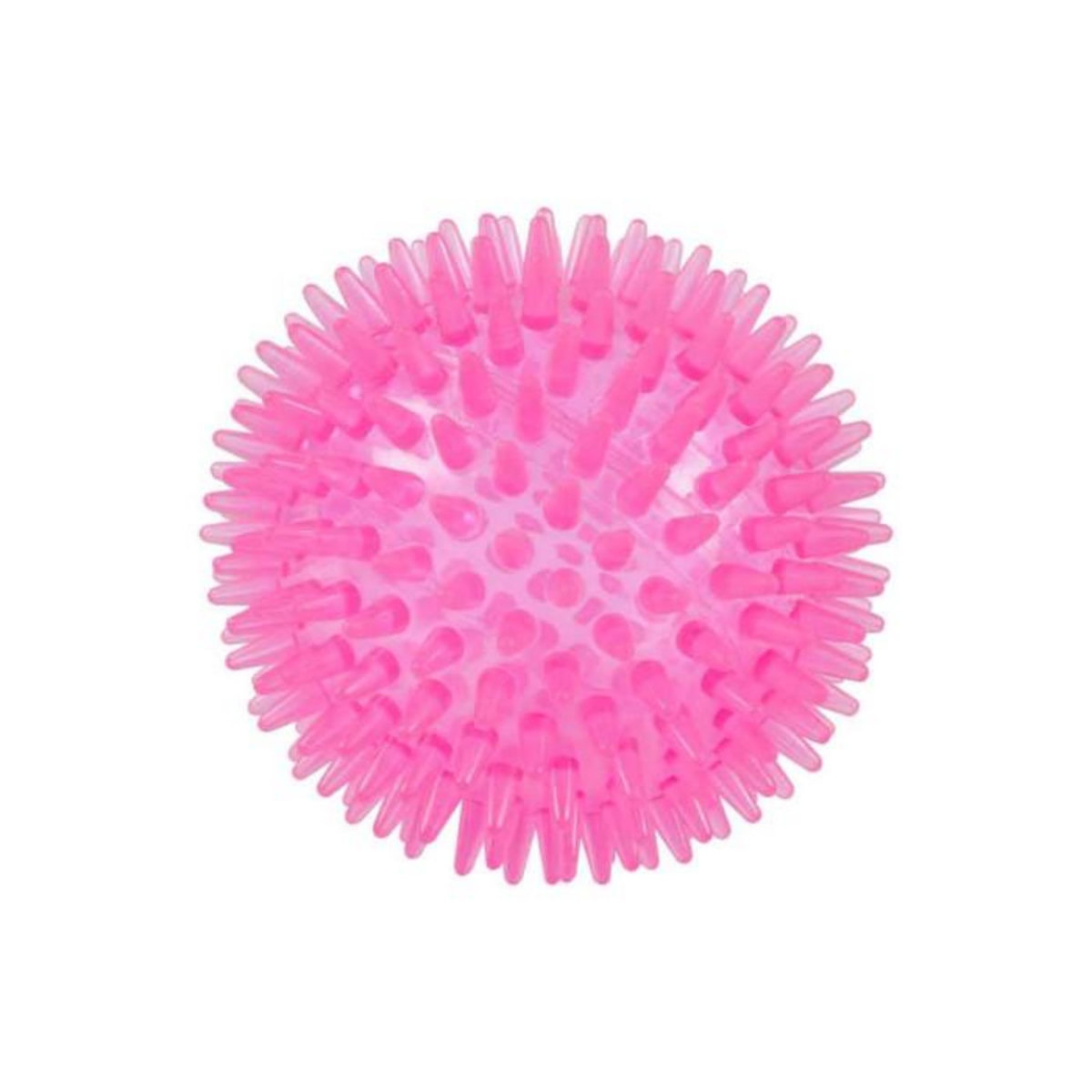 Paris Prix Lot de 2 Jouets pour Chien  Balle & Os  13cm Rose