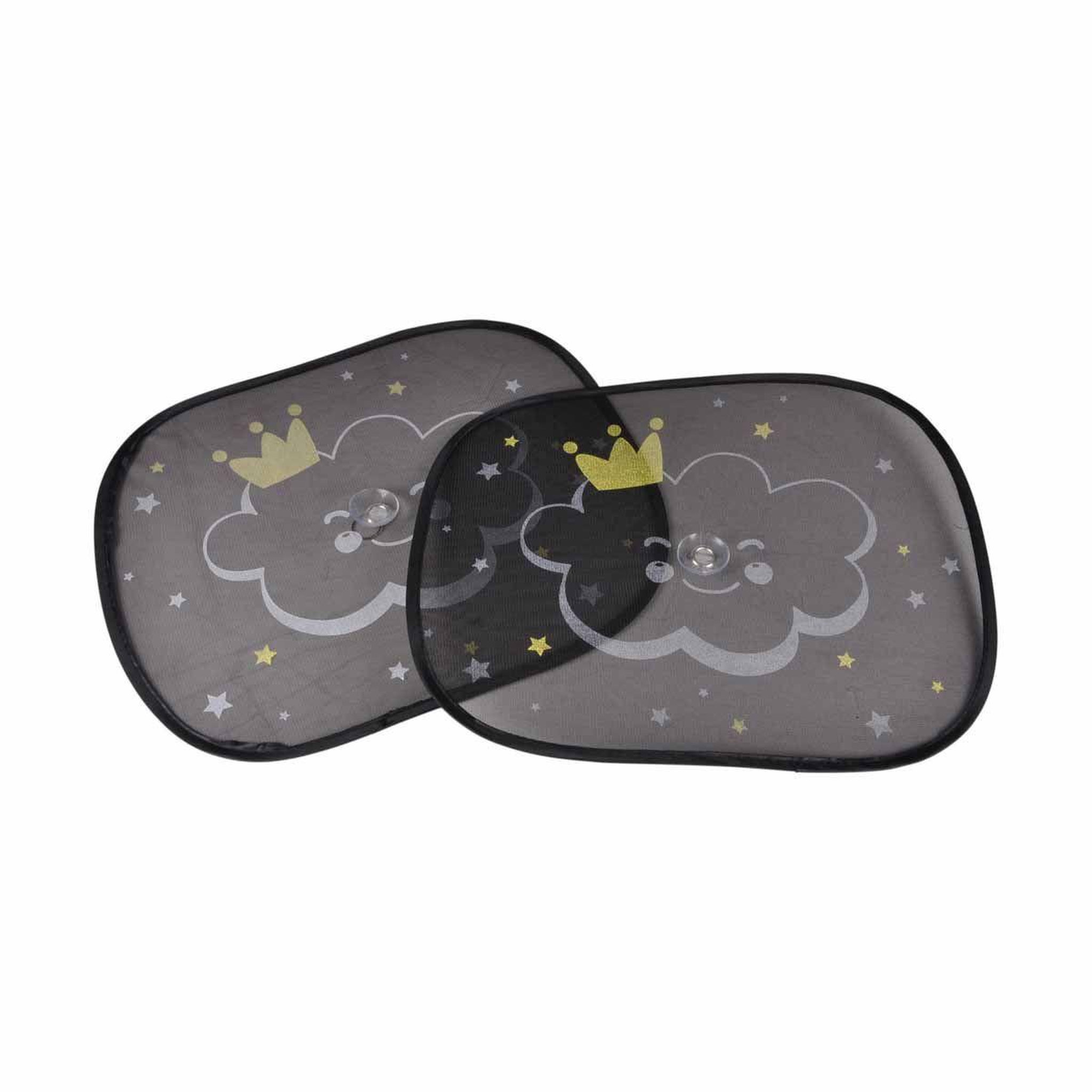 Voir la diapositive 1 : BEBE DOUCEUR Lot de 2 pare-soleil pour voiture  nuage  44cm noir