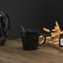 Voir la diapositive 2 : Paris Prix Lot de 6 Mugs en Céramique  Lounge  40cl Noir