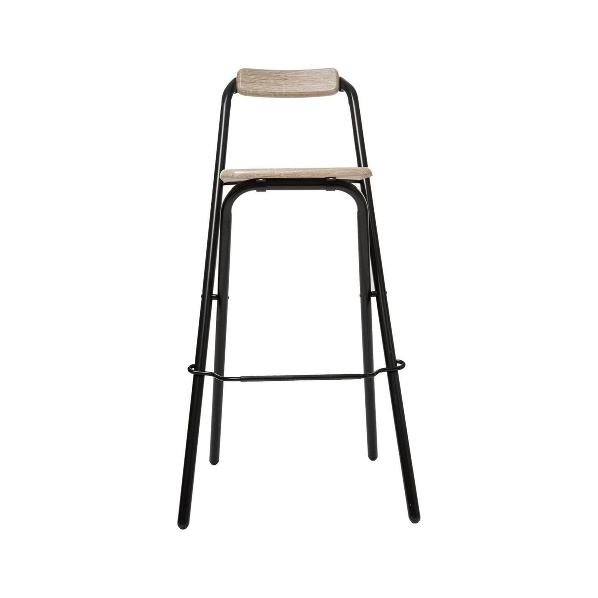 TOILINUX Lot de 4 Chaises de bar pliante Louna - H. 97,5 cm