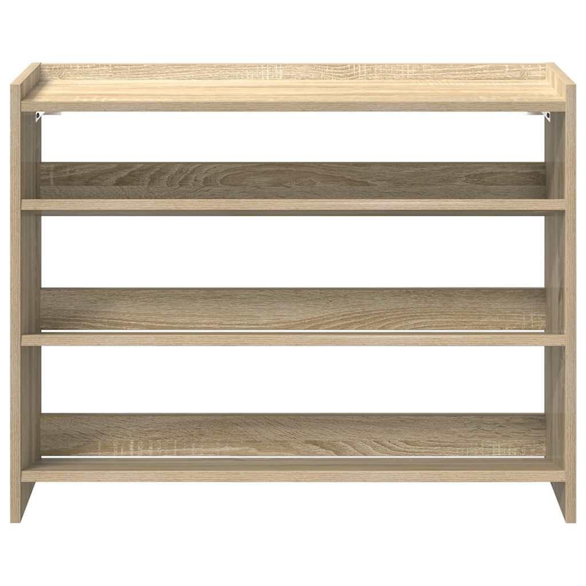 Voir la diapositive 4 : VIDAXL Etagere a chaussures chene sonoma 80x25x62 cm bois d'ingenierie