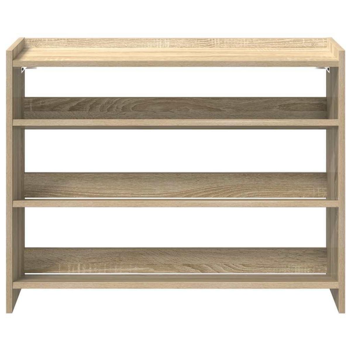 VIDAXL Etagere a chaussures chene sonoma 80x25x62 cm bois d'ingenierie
