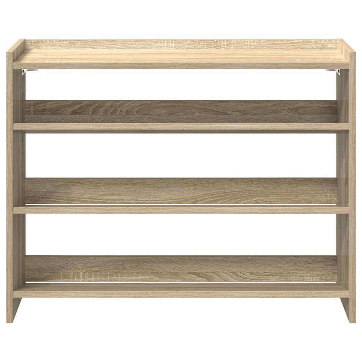 VIDAXL Etagere a chaussures chene sonoma 80x25x62 cm bois d'ingenierie