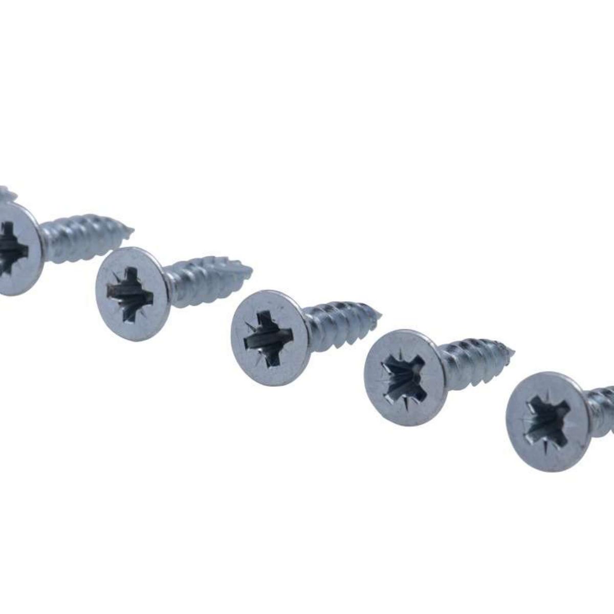  Vis à bois tête fraisée PZ zinguée Vissal filet total 3x15 mm  x35 vis