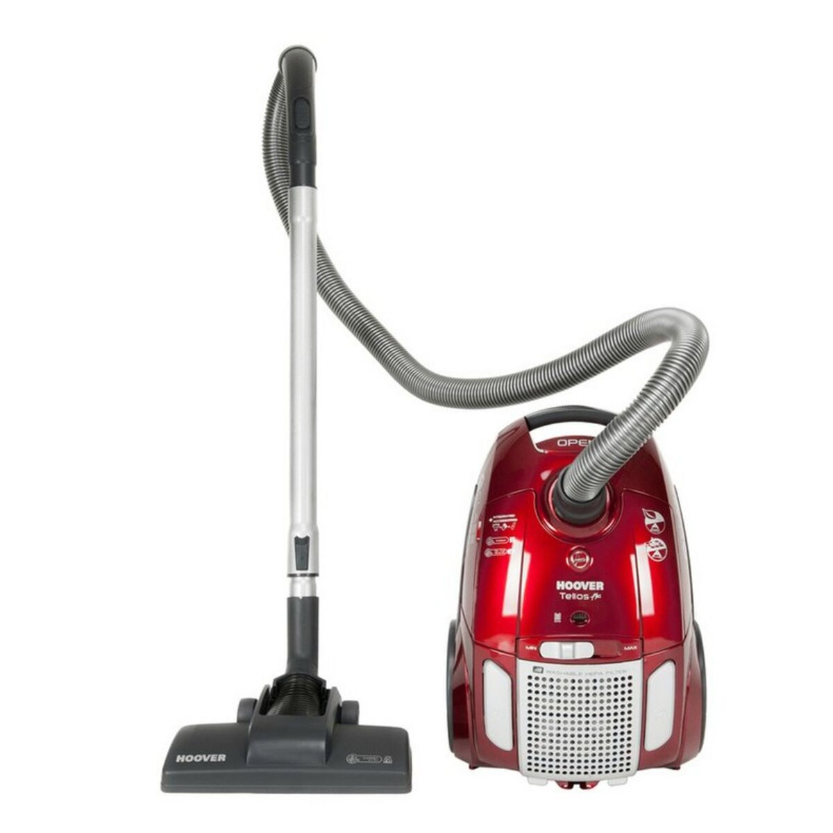 HOOVER Aspirateur avec sac TE70 TE45 Telios rouge pas cher Auchan.fr