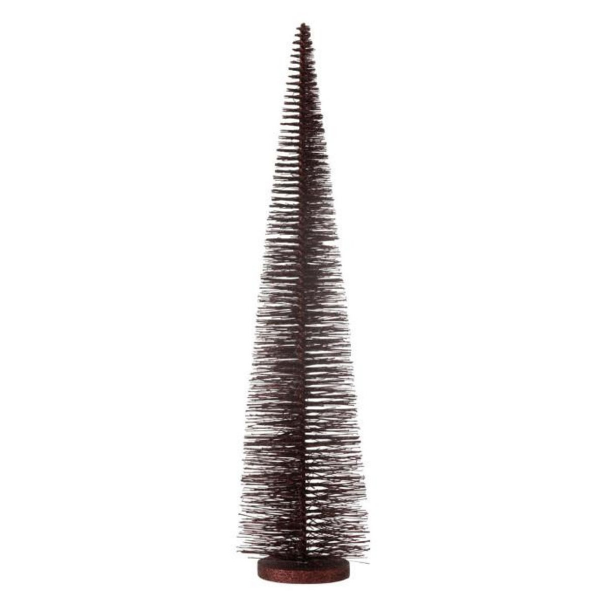 Paris Prix Sapin de Noël Déco Pailleté  Josh  61cm Bordeaux